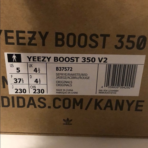 Yeah boost 350 semi frozen yellow - Picture 2 of 2